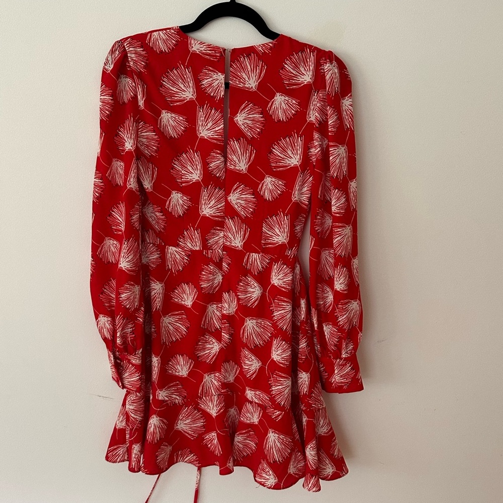 Adelyn Rae floral faux wrap dress XS